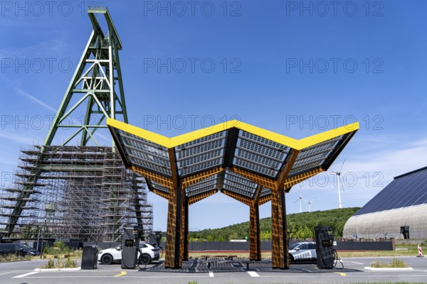 Electric filling station on the site of the former Lohberg colliery in Dinslaken, operated by