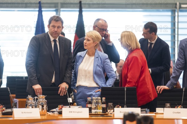 Lars Klingbeil (SPD, Vice-Chancellor and Federal Minister of Finance), Manuela Schwesig (SPD,