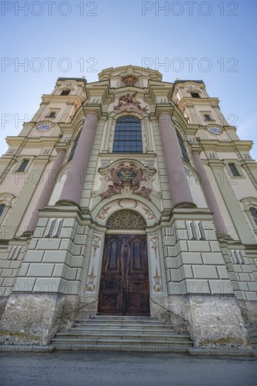 East towers of the Basilica of St Alexander and St Theodore, Ottobeuren, Unterallgäu, Bavaria,