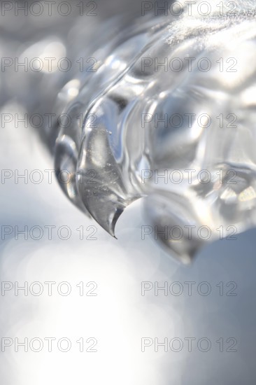 Needle point... Ice tooth (winter flood and cold snap 2020, 2021), ice formed by wind, weather and