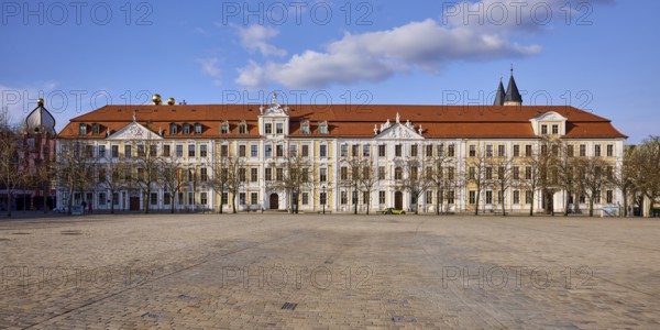 State Parliament, historical buildings, baroque architecture, row of houses, Reinicke's Palace,