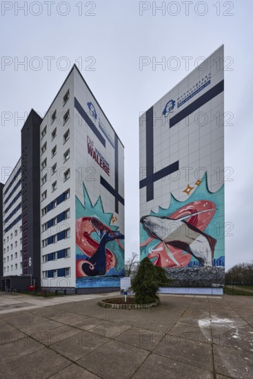 Wohnungsbaugenossenschaft Otto von Guericke eG, high-rise building, residential building, diffuse