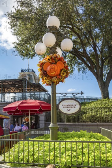 Entrance to the Magic Kingdom at Walt Disney World, Orlando, Florida