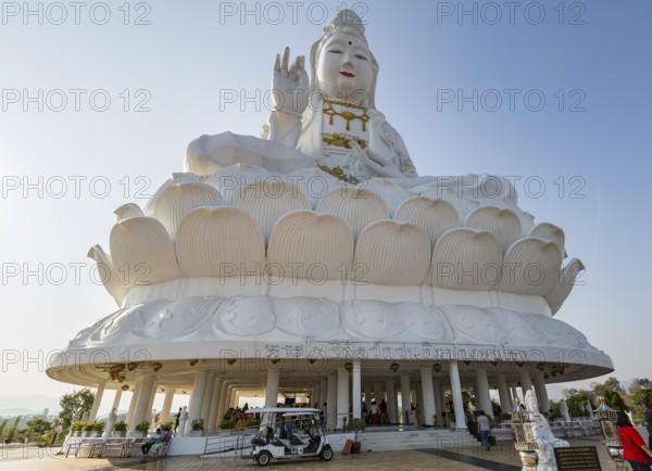 Guan Yin (Goddess of Mercy) statue at Wat Huay Pla Kang Temple in Chiang Rai province of Northern