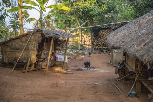 Residences of the Lu Mien-Yao tribe area of the Union of Hill Tribe Villages outside of Chiang Rai