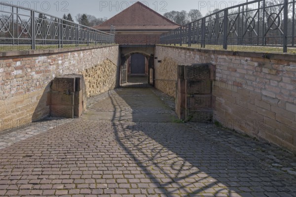 Germersheim Fortress, royal Bavarian fortress, Fronte Lamotte, Germersheim, Rhineland-Palatinate,