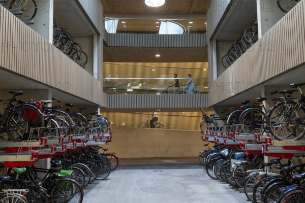 Central bicycle car park at Stationsplein, the largest bicycle car park in the world with over 13,