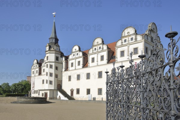 Johannbau built in 1556 Museum of City History, Renaissance, metal grating, metal fence, arts and