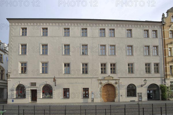 Cranach pharmacy, Cranach-Höfe, Cranach-Hof, historic building, Luther city Wittenberg, Fläming,