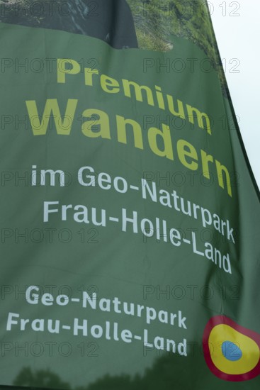 Premium hiking trail, GEO nature park Park Frau Holle Land am Meissner, low mountain range,