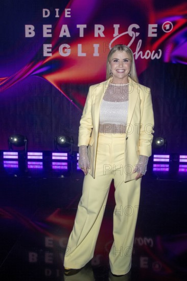 Beatrice Egli at the recording of the SWR entertainment show 'The Beatrice Egli Show' at Studio H