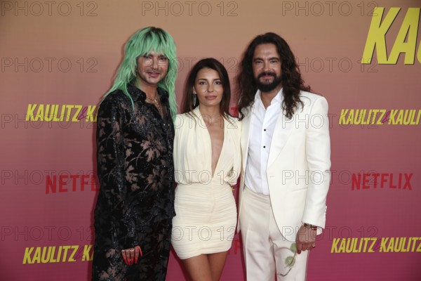 Bill Kaulitz, Sara Alviti and Tom Kaulitz - Special Screening Netflix Series Kaulitz & Kaulitz