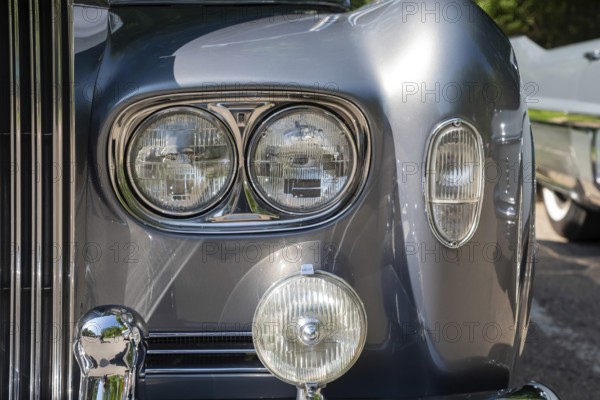 Grosse Pointe Shores, Michigan - A 1965 Rolls Royce Silver Cloud III was on display for the media