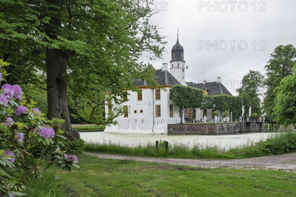 Fraeylemaborg Castle is located on a country estate in Slochteren, province of Groningen,