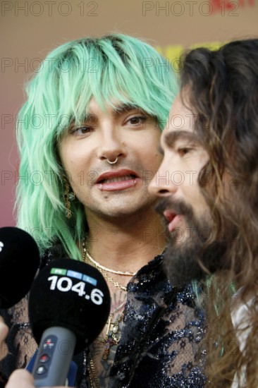 Bill Kaulitz and Tom Kaulitz at the special screening of Kaulitz & Kaulitz S2 at the Delphi
