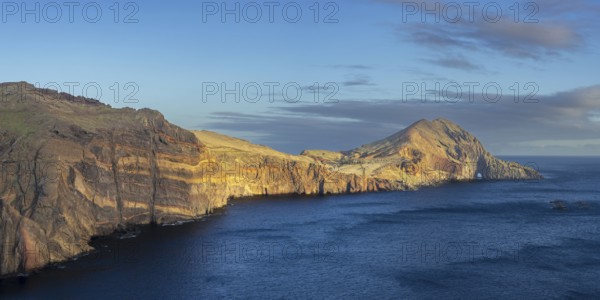 Sunset, volcanic peninsula, Ponta de São Lourenço, Ponta de Sao Lourenco, rocky coast, Punta de San