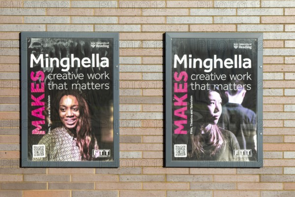 Posters Minghella Studios, Department of Film Theatre Television, Whiteknights Campus, University
