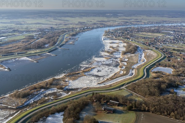 Nature reserve, Zollenspieker, foothills, tidal forest, freshwater mudflats, Hamburg, Vierlanden,
