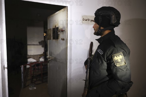 In Raqqa, Syria on January 18, 2026, Syrian Government forces conduct a thorough sweep of the Tabqa