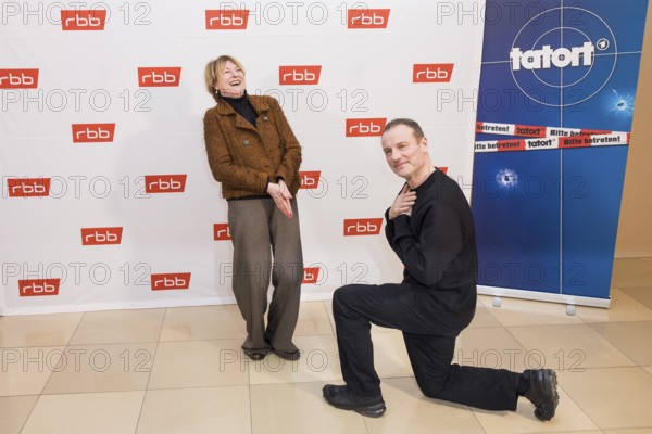 Corinna Harfouch and Mark Waschke at the preview of the crime thriller Tatort: Gefahrengebiet im