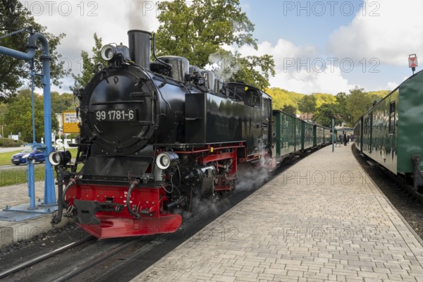 Historic Steam Railway, Rasender Roland Narrow Gauge Railway, Rügensche Bäderbahn, Sellin Ost