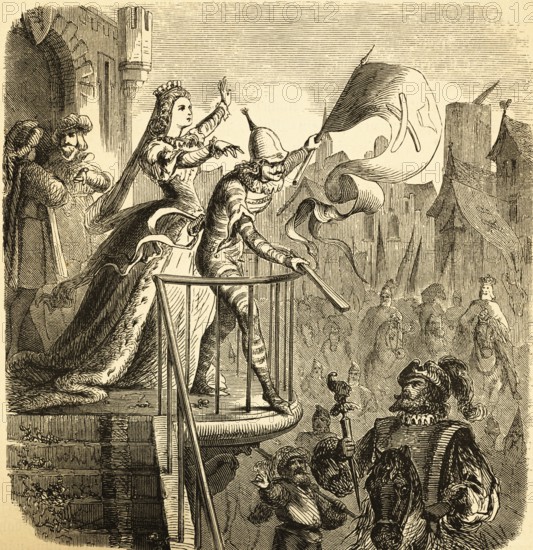 Carnival in Cologne, annual folk festival, medieval, knight, fool, city scene, fifth season, fun,