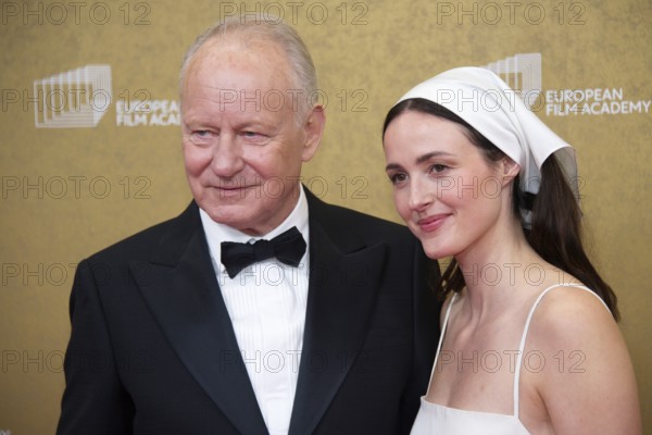 Stellan Skarsgard, Renate Reinsve, EUROPEAN FILM AWARDS Berlin 2026, photo call at the House of
