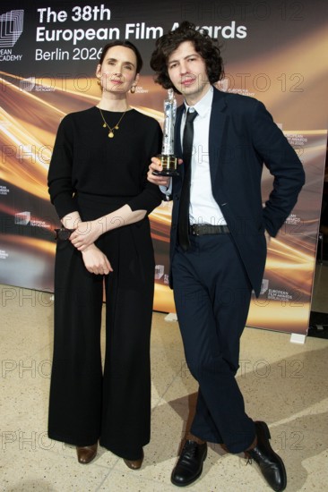 Sophie Mas and Ugo Bienvenu, EUROPEAN FILM AWARDS Berlin 2026, Photo Call at the House of World