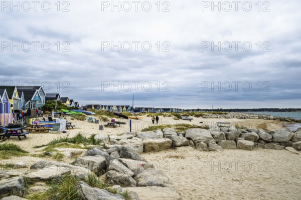 Hengistbury Head, Christchurch Head, English Channel, Dorset, England, United Kingdom