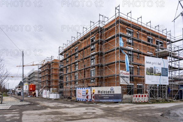 New development area Am alten Angerbach in Duisburg-Huckingen, on approx. 17 hectares, 300 new