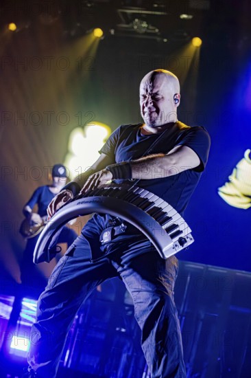 Coen Janssen, keyboardist from Epica, live on Arcane Dimensions Tour 2026 at Munich's Zenith on 17