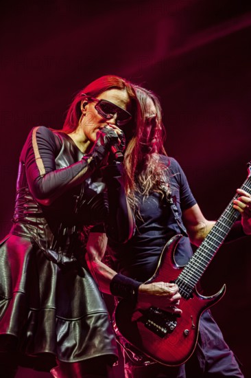 Singer Simone Simons and guitarist Mark Jansen from Epica, live on Arcane Dimensions Tour 2026 at