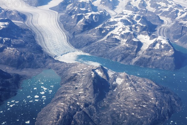 Coast of East Greenland, Arctic, Greenland, geographically part of North America, politically part