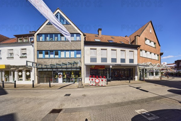 Optician hair house, residential and commercial building, modern architecture, general development,