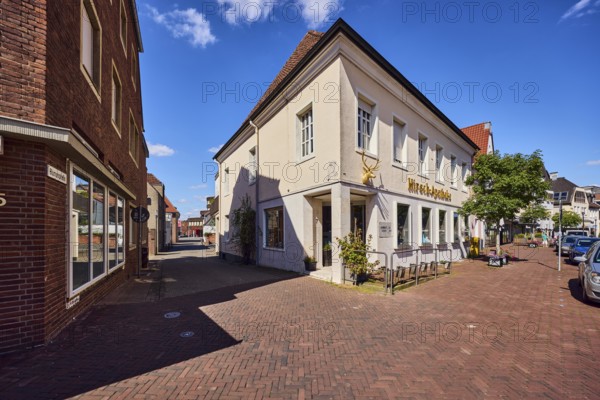 Deer-Apotheke, historic pharmacy, building, general architecture, street made of street clinker,