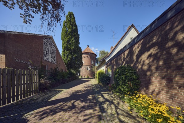 Diebesturm, registry office, historic city prison, clinker house, brick wall, general architecture,