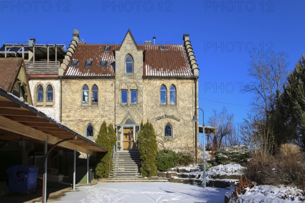 Restaurant Altes Forsthaus bei Schloss Lichtenstein, restaurant, historic building, architecture,