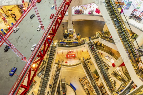Themed shopping mall, San Francisco theme, luxury stores, Terminal 21, Bangkok, Thailand's