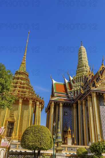 The Grand Royal Palace, Wat Phra Kaeo Buddhist Temple, the Royal Pantheon, Prasad Phra Thepbidon,