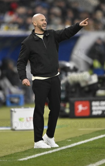 Coach coach Christian Ilzer TSG 1899 Hoffenheim on the sidelines Gesture PreZero Arena, Sinsheim,