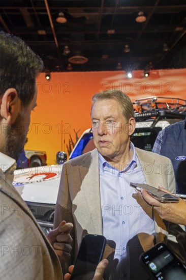 Detroit, Michigan USA - 13 January 2026 - Ford's executive chairman William Clay Ford spoke to