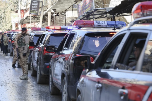 In Aleppo, Syria on January 10, 2026, Syrian Army soldiers deploy throughout the Sheikh Maqsoud and