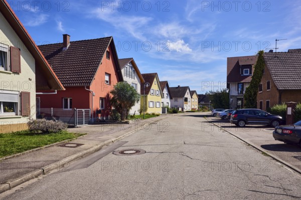 Residential development, residential area, houses, semi-detached house, multi-family houses,