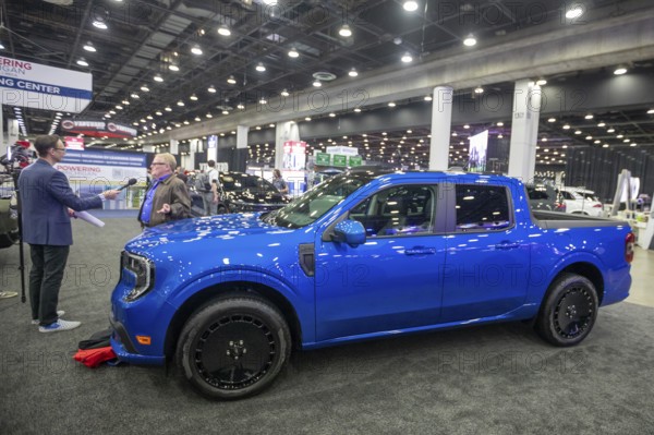 Detroit, Michigan USA - 14 January 2026 - The Ford Maverick Lobo, winner of the 2026 Truck of the