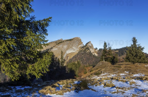 Sankt Wolfgang, Vormaueralm with Schafberg, Osterhorn Group, Salzkammergut, Upper Austria, Austria