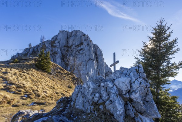 Sankt Wolfgang, Vormaueralm with Vormauerstein, Osterhorn Group, Salzkammergut, Upper Austria,