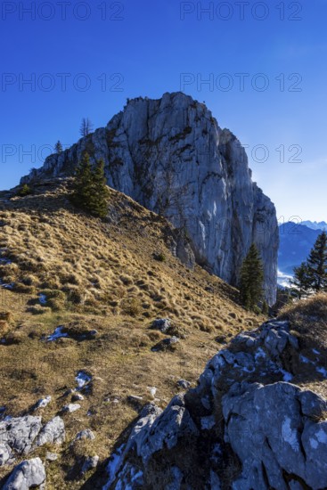 Sankt Wolfgang, Vormaueralm with Vormauerstein, Osterhorn Group, Salzkammergut, Upper Austria,