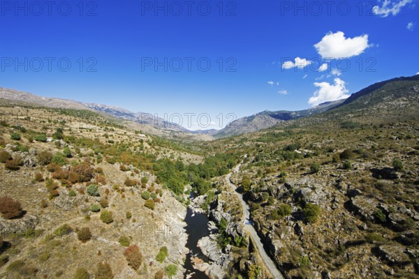 Golo River in Corsica Regional Natural Park, Calacuccia, Corte Arrondissement, Haute-Corse