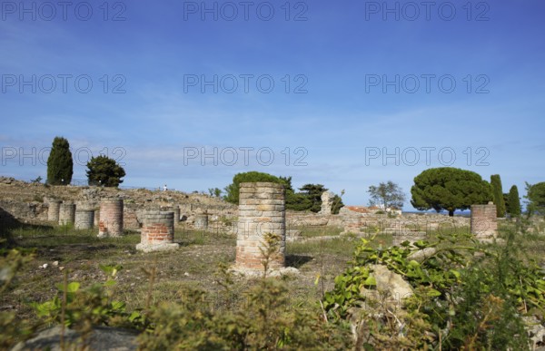 Aleria Roman Archaeological Site, Haute-Corse Department, Corsica, Mediterranean Sea, France