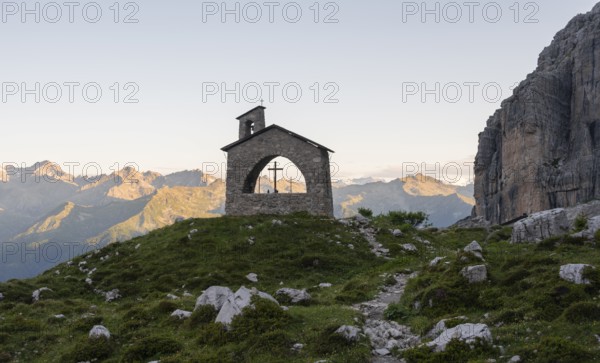 Cappella Ai Brentei Chapel Memorial for injured mountaineers at the Rifugio Ai Brentei mountain